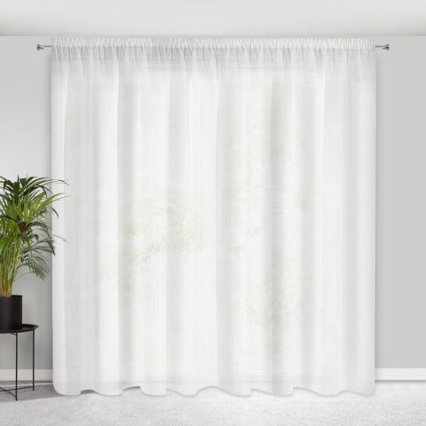FIRANA GOTOWA REBECCA NA TAŚMIE 350 X 250 CM KREMOWY