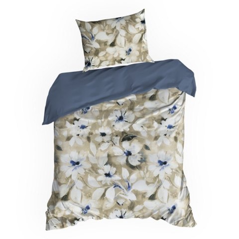 KOMPLET POŚCIELI SATYNOWEJ SPRING 66 140 X 200 CM JASNOBEŻOWY