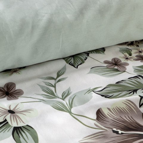 KOMPLET POŚCIELI SATYNOWEJ SPRING 67 140 X 200 CM BIAŁY