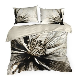 KOMPLET POŚCIELI SATYNOWEJ SPRING 78 140 X 200 CM JASNOBEŻOWY