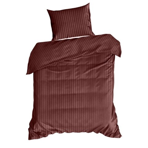 KOMPLET POŚCIELI SATYNOWEJ VERA 140 X 200 CM BURGUNDOWY