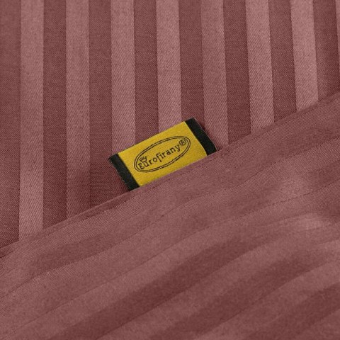 KOMPLET POŚCIELI SATYNOWEJ VERA 160 X 200 CM BURGUNDOWY