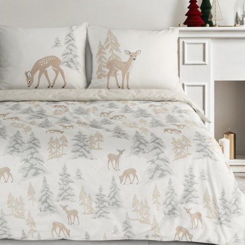 POŚCIEL ŚWIĄTECZNA SW/POS/FAWN 220X200 70X80/X2