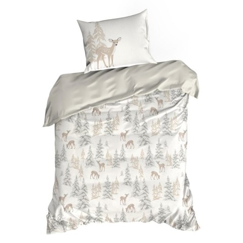 POŚCIEL ŚWIĄTECZNA SW/POS/FAWN 220X200 70X80/X2