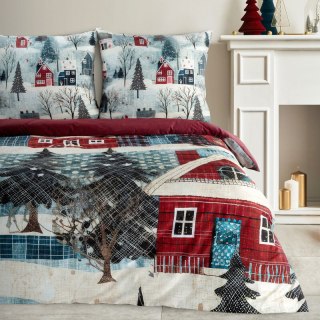 POŚCIEL ŚWIĄTECZNA SW/POS/NIKO 160X200 70X80/X2