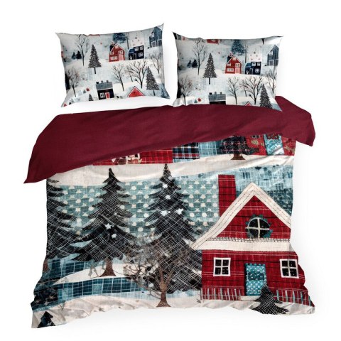 POŚCIEL ŚWIĄTECZNA SW/POS/NIKO 160X200 70X80/X2