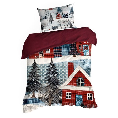 POŚCIEL ŚWIĄTECZNA SW/POS/NIKO 160X200 70X80/X2