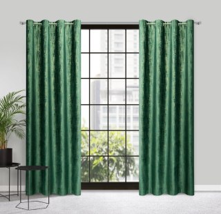 ZASŁONA GOTOWA MARSALA 140 X 250 CM ZIELONY