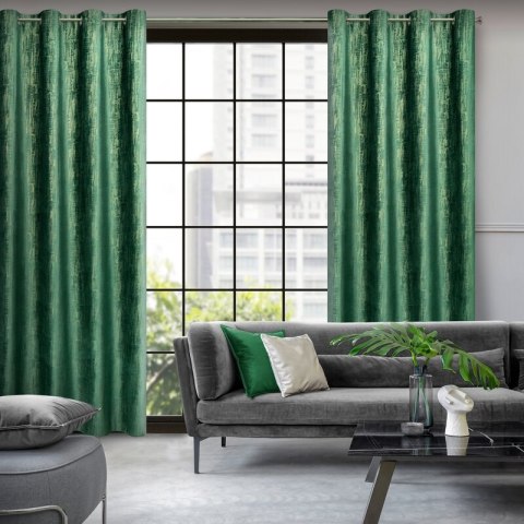 ZASŁONA GOTOWA MARSALA 140 X 250 CM ZIELONY