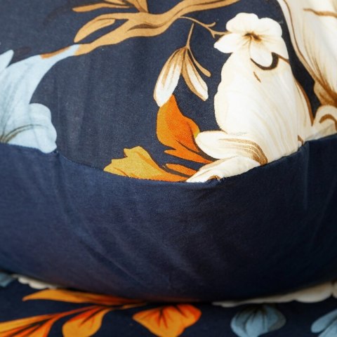 KOMPLET POŚCIELI BAWEŁNIANEJ FIORA 160 X 200 CM CZARNY