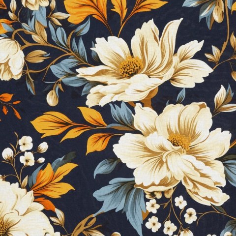 KOMPLET POŚCIELI BAWEŁNIANEJ FIORA 220 X 200 CM CZARNY