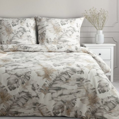 KOMPLET POŚCIELI BAWEŁNIANEJ LAYLA 140 X 200 CM BIAŁY