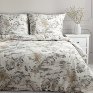 KOMPLET POŚCIELI BAWEŁNIANEJ LAYLA 220 X 200 CM BIAŁY