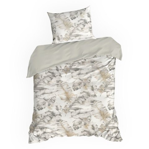 KOMPLET POŚCIELI BAWEŁNIANEJ LAYLA 220 X 200 CM BIAŁY