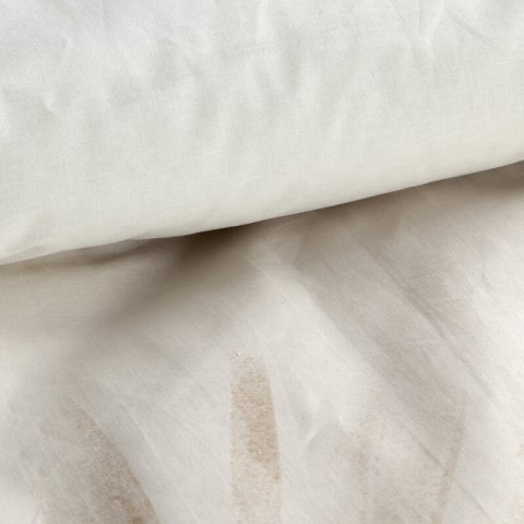 KOMPLET POŚCIELI BAWEŁNIANEJ NESSA 140 X 200 CM BIAŁY