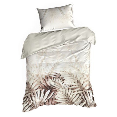 KOMPLET POŚCIELI BAWEŁNIANEJ NESSA 160 X 200 CM BIAŁY