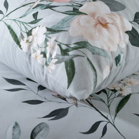 KOMPLET POŚCIELI BAWEŁNIANEJ ROSITA 220 X 200 CM SZARY