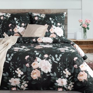 KOMPLET POŚCIELI BAWEŁNIANEJ ROSITA1 220 X 200 CM CZARNY