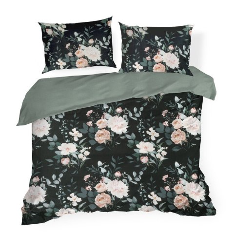 KOMPLET POŚCIELI BAWEŁNIANEJ ROSITA1 220 X 200 CM CZARNY