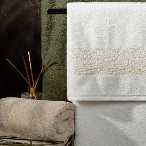 RĘCZNIK IRIS (02) 70 X 140 CM SREBRNY