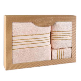 Ręcznik D Bawełna 100% Tiwano Róż Kwarcowy (P) 30x50+50x90+70x140 kpl.