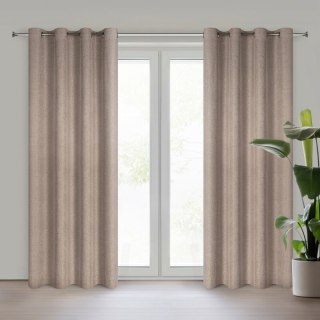ZASŁONA GOTOWA ADELINA 140 X 250 CM BRĄZOWY