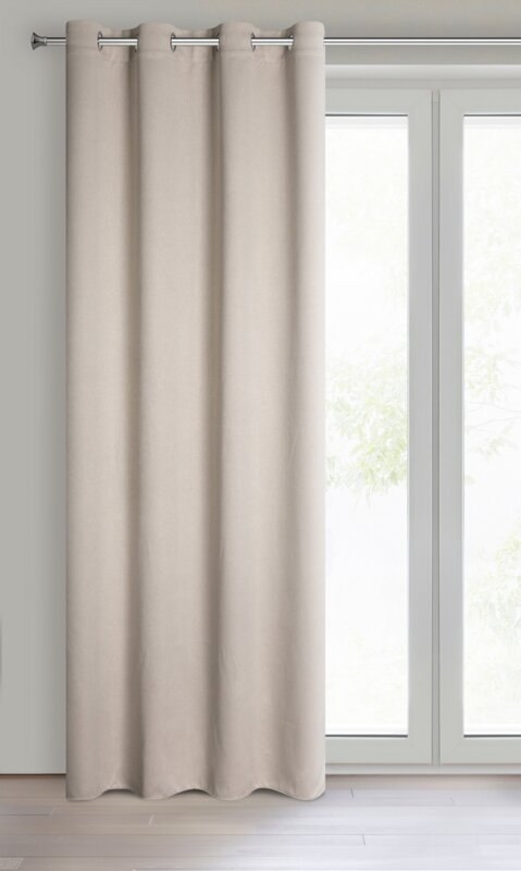 ZASŁONA GOTOWA AMARO 140 X 250 CM BEŻOWY