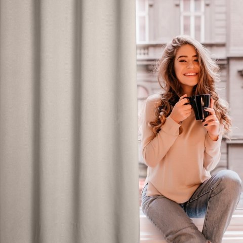 ZASŁONA GOTOWA AMARO 140 X 250 CM BEŻOWY