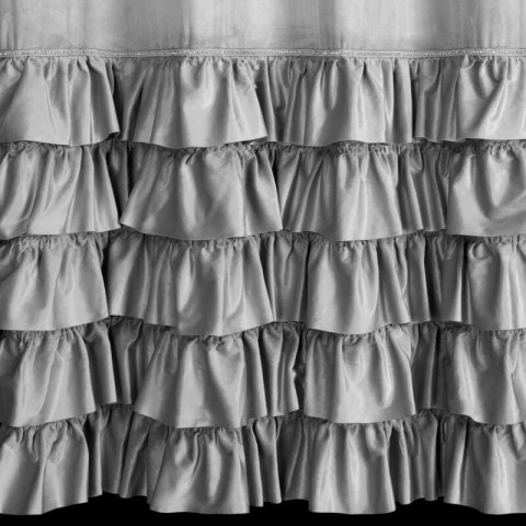 ZASŁONA GOTOWA CARLI NA TAŚMIE 140 X 250 CM SREBRNY