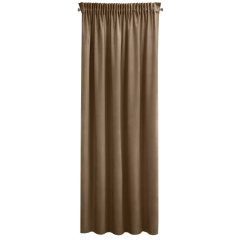 ZASŁONA GOTOWA SIBEL NA TAŚMIE 140 X 270 CM BRĄZOWY