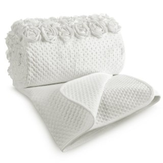 NARZUTA CERAMIKA ROSES 220 X 240 CM KREMOWY