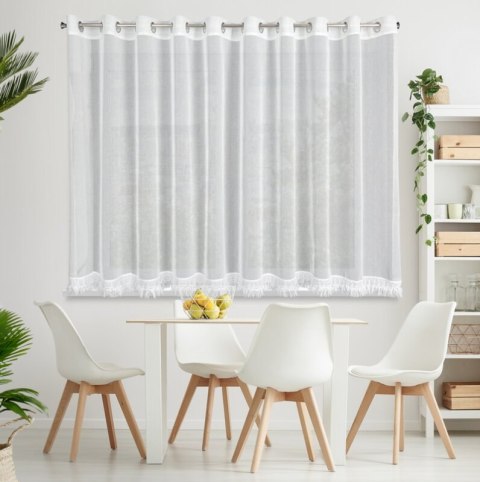 FIRANA GOTOWA ROXANA 350 X 145 CM BIAŁY