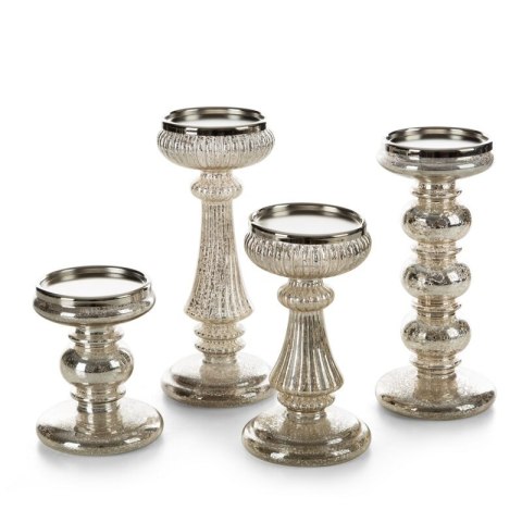 ŚWIECZNIK ŚWIĄTECZNY 13B FI 11 X 25 CM SZAMPAŃSKI