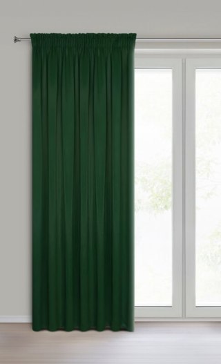 ZASŁONA GOTOWA D91 PARISA NA TAŚMIE 135 X 270 CM ZIELONY