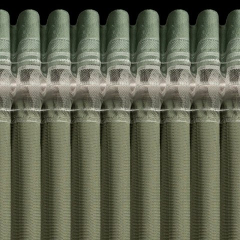 ZASŁONA GOTOWA D91 ROSA NA TAŚMIE 140 X 270 CM OLIWKOWY