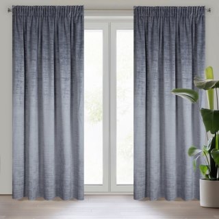 ZASŁONA GOTOWA DARIA NA TAŚMIE 140 X 270 CM STALOWY