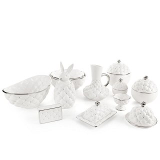 CERAMIKA 13 X 5 X 8 CM BIAŁY