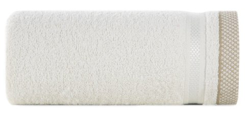 RĘCZNIK ABBIE (02) 70 X 140 CM KREMOWY