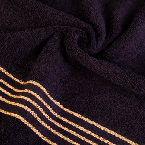 Ręcznik D Bawełna 100% Tiwano Cappuccino + Czarny (P) 2x50x90+2x70x140 kpl.