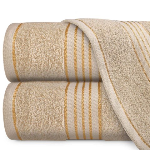 Ręcznik D Bawełna 100% Tiwano Cappuccino + Jasny Turkus (P) 2x30x50+2x50x90+2x70x140 kpl.