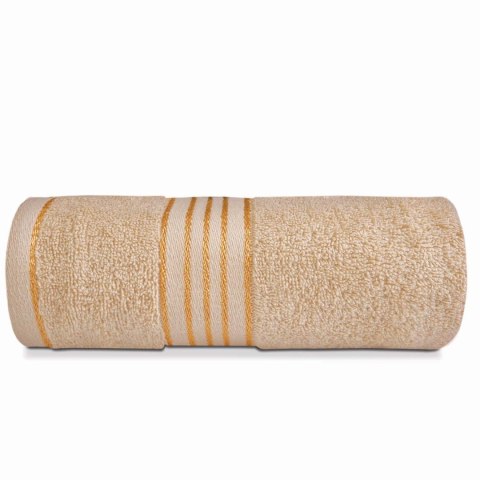 Ręcznik D Bawełna 100% Tiwano Cappuccino + Zieleń Butelkowa (P) 2x50x90+2x70x140 kpl.