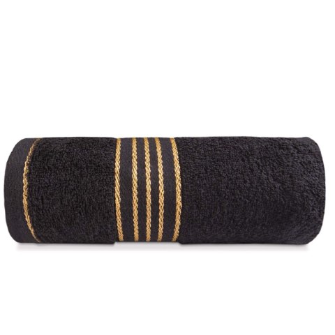 Ręcznik D Bawełna 100% Tiwano Jasny Popiel + Czarny (P) 2x50x90+2x70x140 kpl.