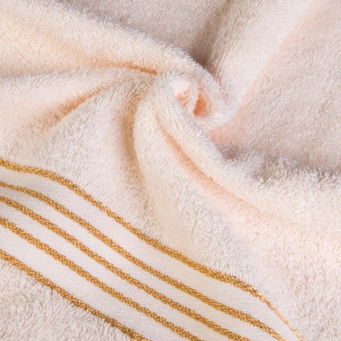 Ręcznik D Bawełna 100% Tiwano Krem + Zieleń Butelkowa (P) 2x50x90+2x70x140 kpl.