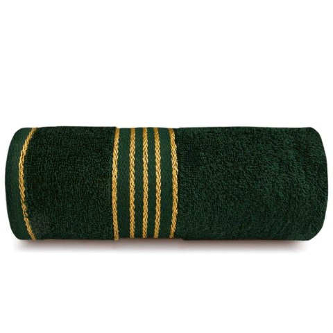 Ręcznik D Bawełna 100% Tiwano Krem + Zieleń Butelkowa (P) 2x50x90+2x70x140 kpl.