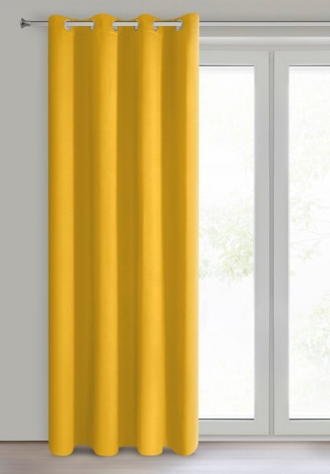 ZASŁONA GOTOWA LOGAN 135 X 250 CM MUSZTARDOWY