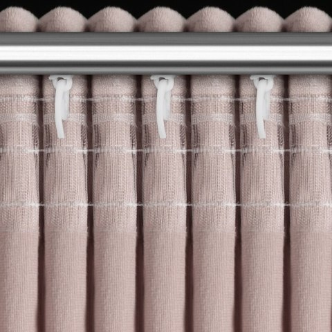 ZASŁONA GOTOWA ROSES 14 NA TAŚMIE 140 X 270 CM PUDROWY