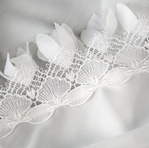 FIRANA GOTOWA LORETA 1 NA TAŚMIE 400 X 250 CM BIAŁY