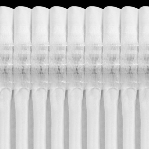 FIRANA GOTOWA LORETA 1 NA TAŚMIE 400 X 250 CM BIAŁY