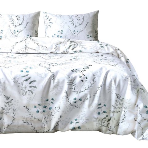 Pościel bawełniana AQUA MAVI/160x200 COTTONLOVE EXCLUSIVE