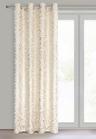 ZASŁONA GOTOWA MILENA 140 X 250 CM KREMOWY